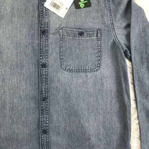 CHEAP MONDAY Men's "Give Denim" Shirt - SIZE SMALL - Picture 3 of 8